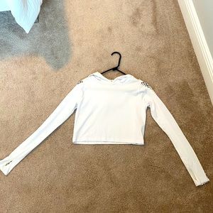 Athletic Cropped Hoodie